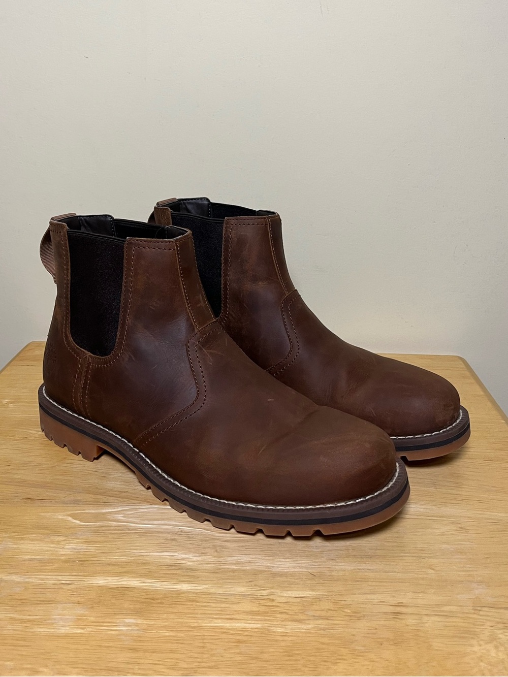 Timberland Larchmont II Chelsea Boots Men’s Size 10 Chocolate Brown Leather